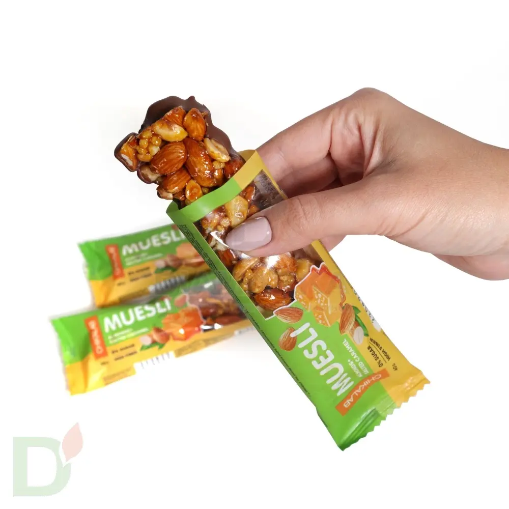 Батончик мюсли CHIKALAB миндальный с соленой карамелью 40 гр. в Красноярске