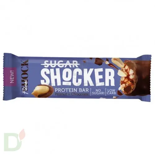 Батончик глазированный FitnesShock SHOCKER арахис-шоколад 35гр. в Красноярске