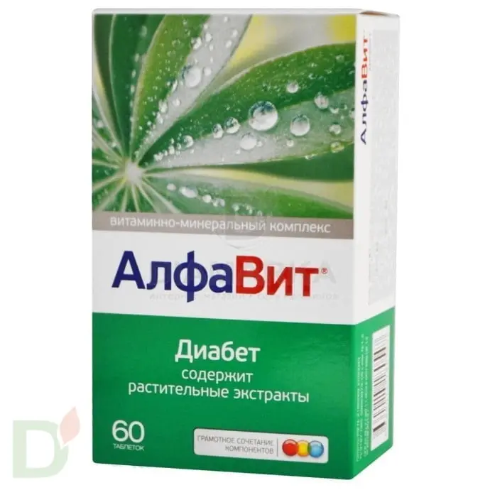 Витамины АлфаВит Диабет, 60 табл. в Красноярске