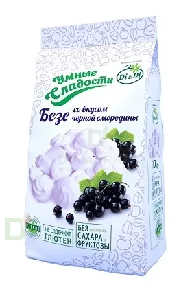 Безе без сахара Умные сладости Чёрная смородина 70гр. в Красноярске