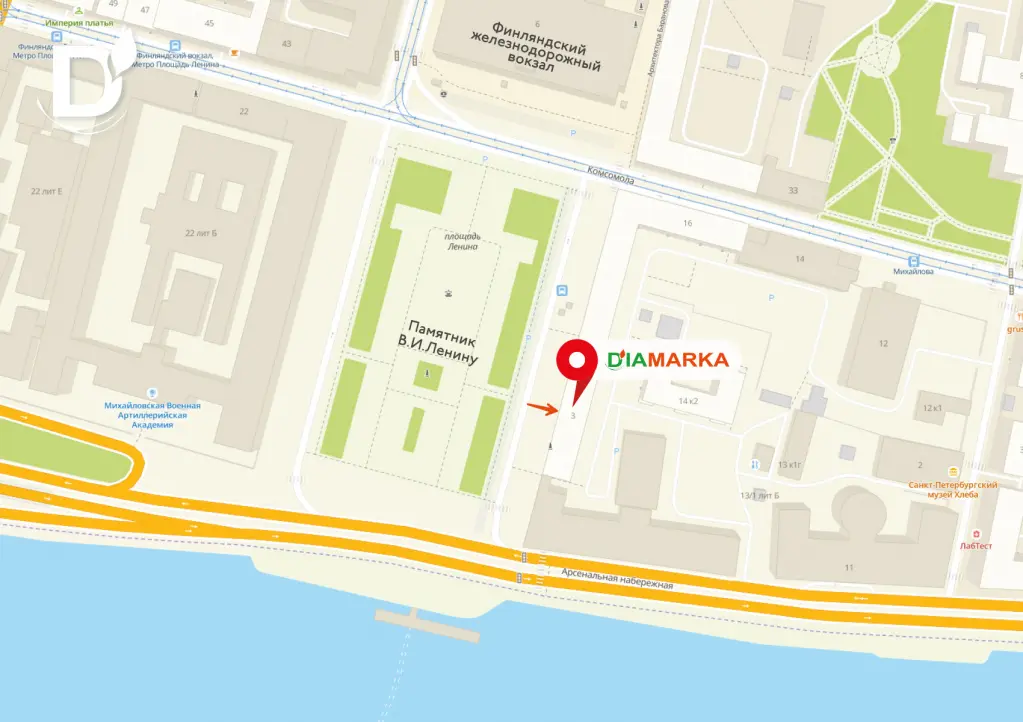 Карта СПб