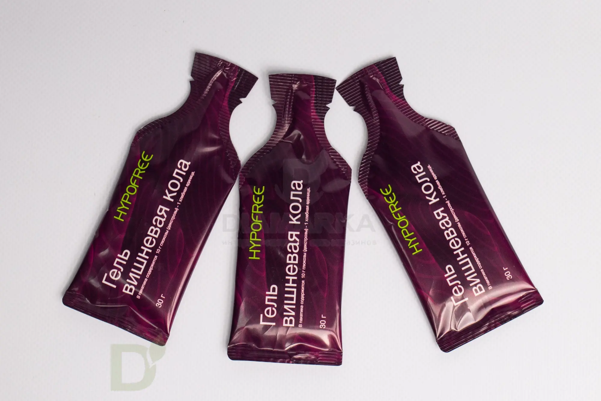 Гель HYPOFREE DIAMARKA 1ХЕ Вишневая Кола, мягкая упаковка, 10 саше по 30мл в Красноярске