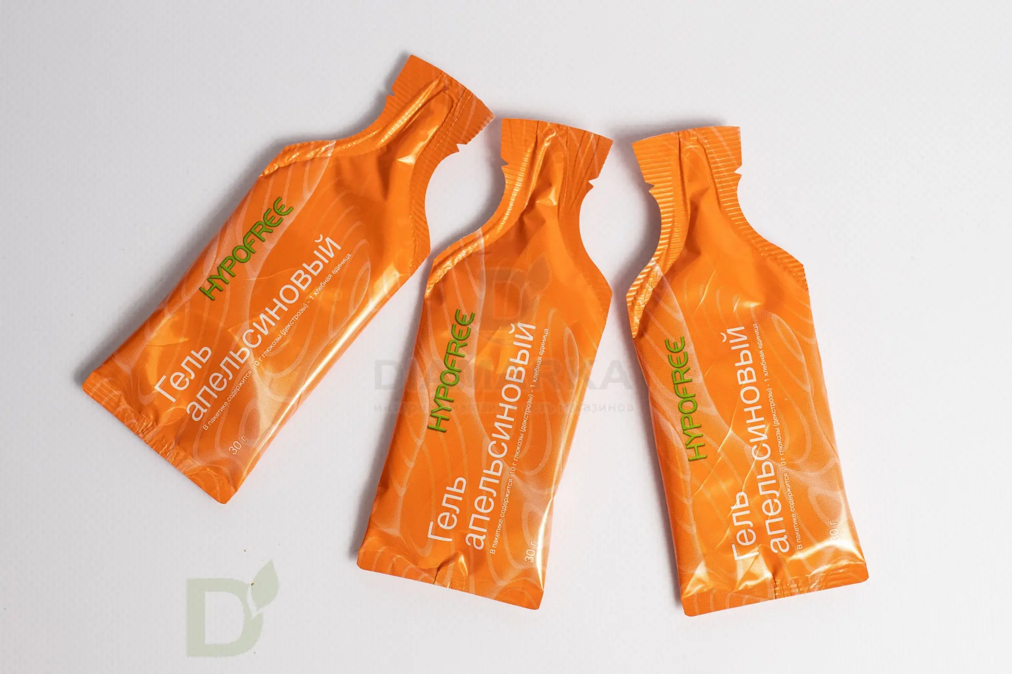 Гель HYPOFREE 1ХЕ Апельсин, мягкая упаковка, 10 саше по 30мл в Красноярске