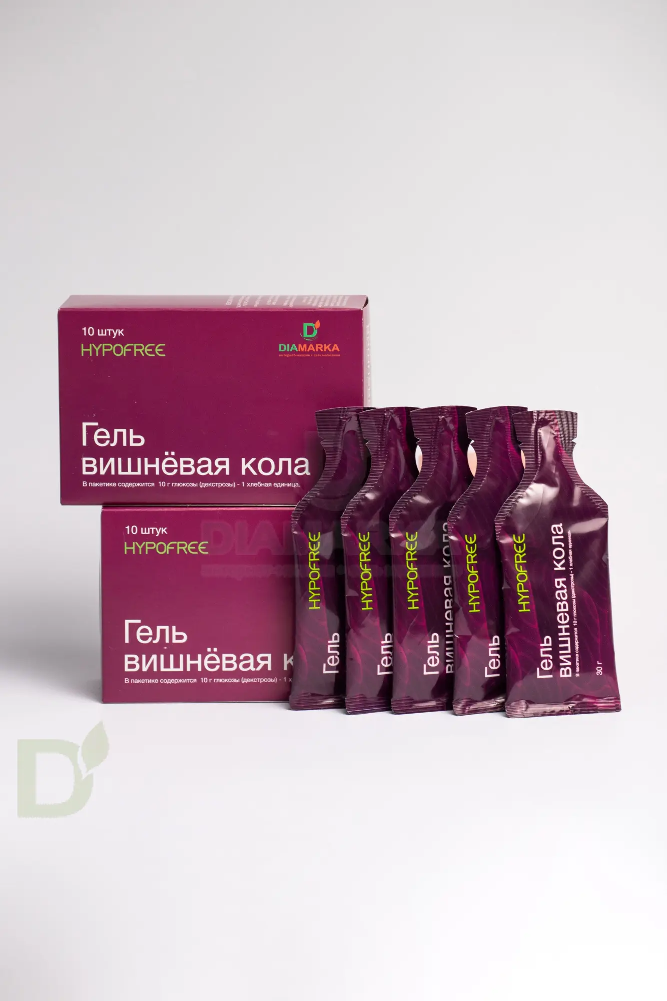 Гель HYPOFREE DIAMARKA 1ХЕ Вишневая Кола, мягкая упаковка, 30мл в Красноярске