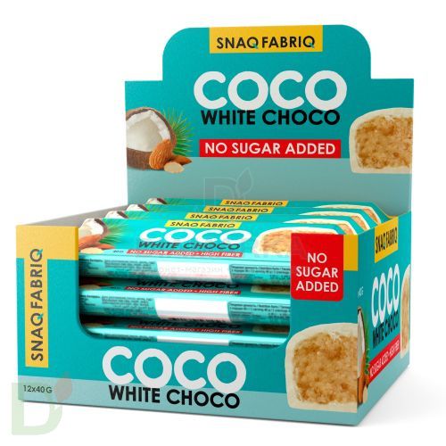 Батончик Snaq Fabriq глазированный Кокосово-миндальный десерт 40гр* в Красноярске