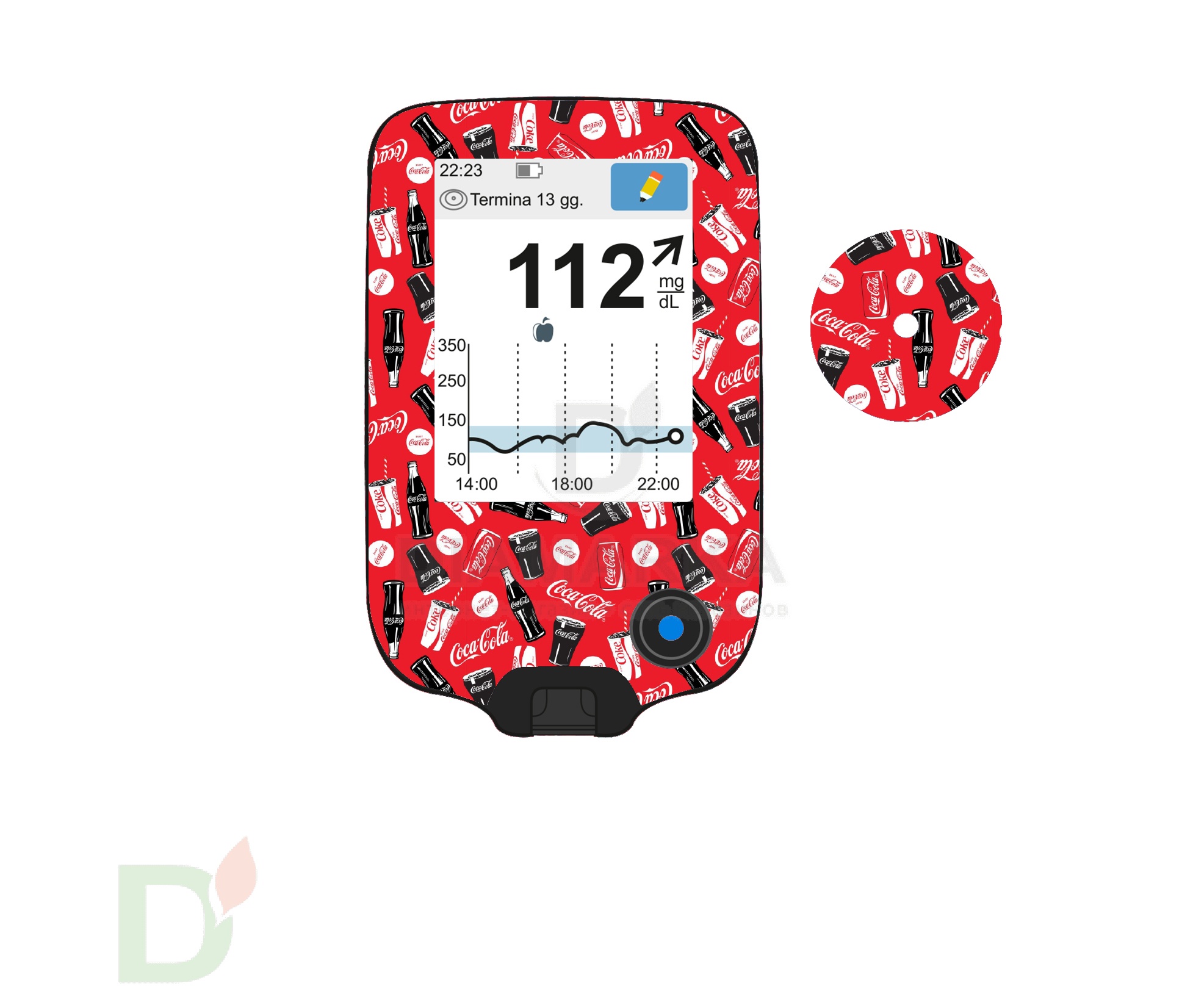 Наклейка на ридер FreeStyle Libre и сенсор