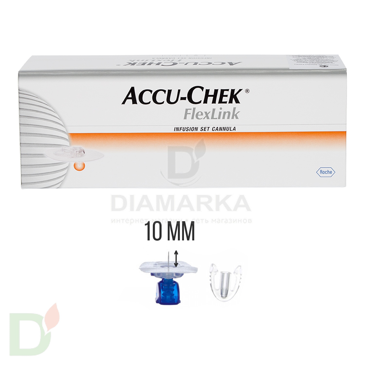 Акку-Чек Флекс-Линк, игла 10 мм (канюля), 1 шт. в Красноярске