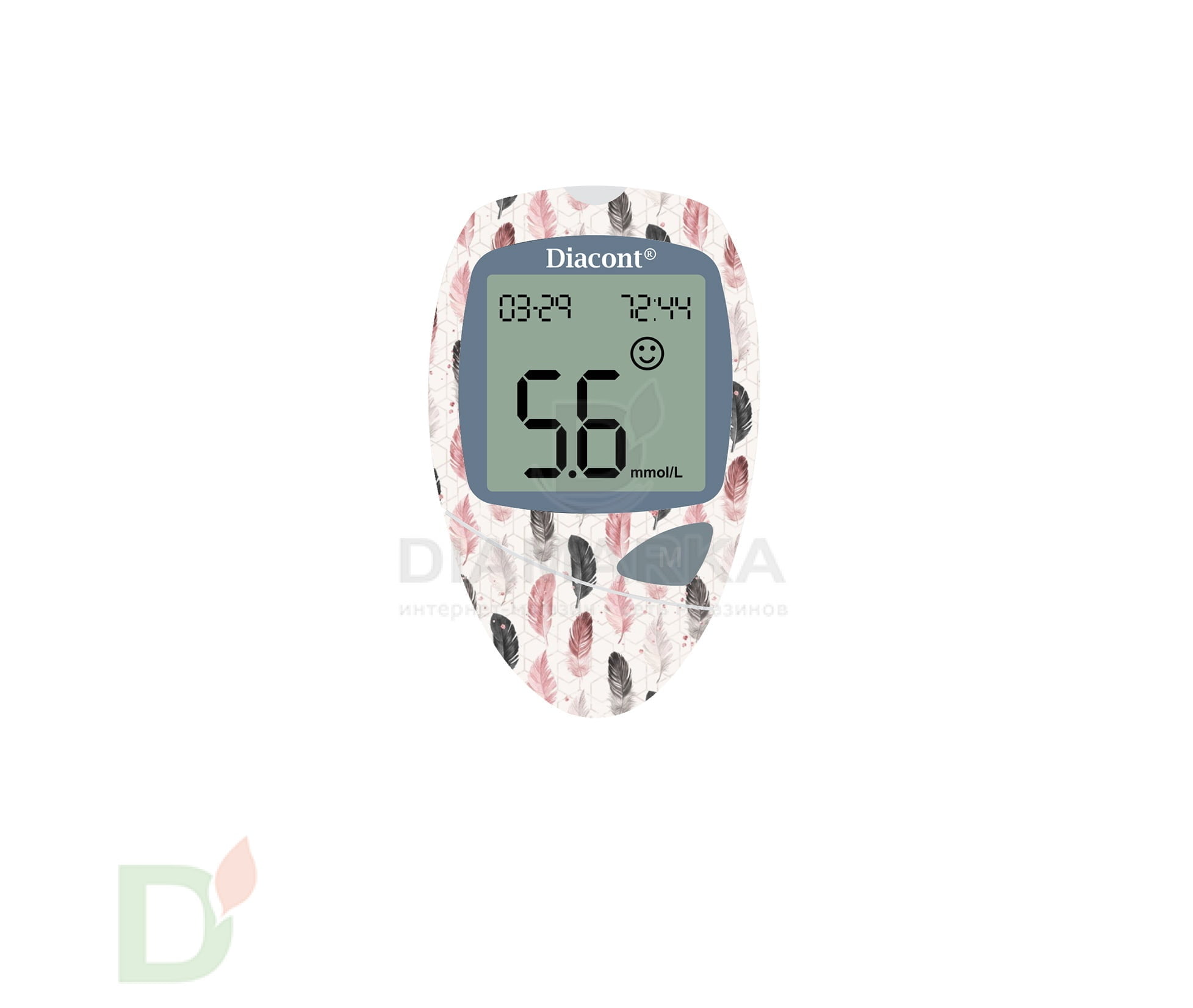 Наклейка на глюкометр Диаконт
