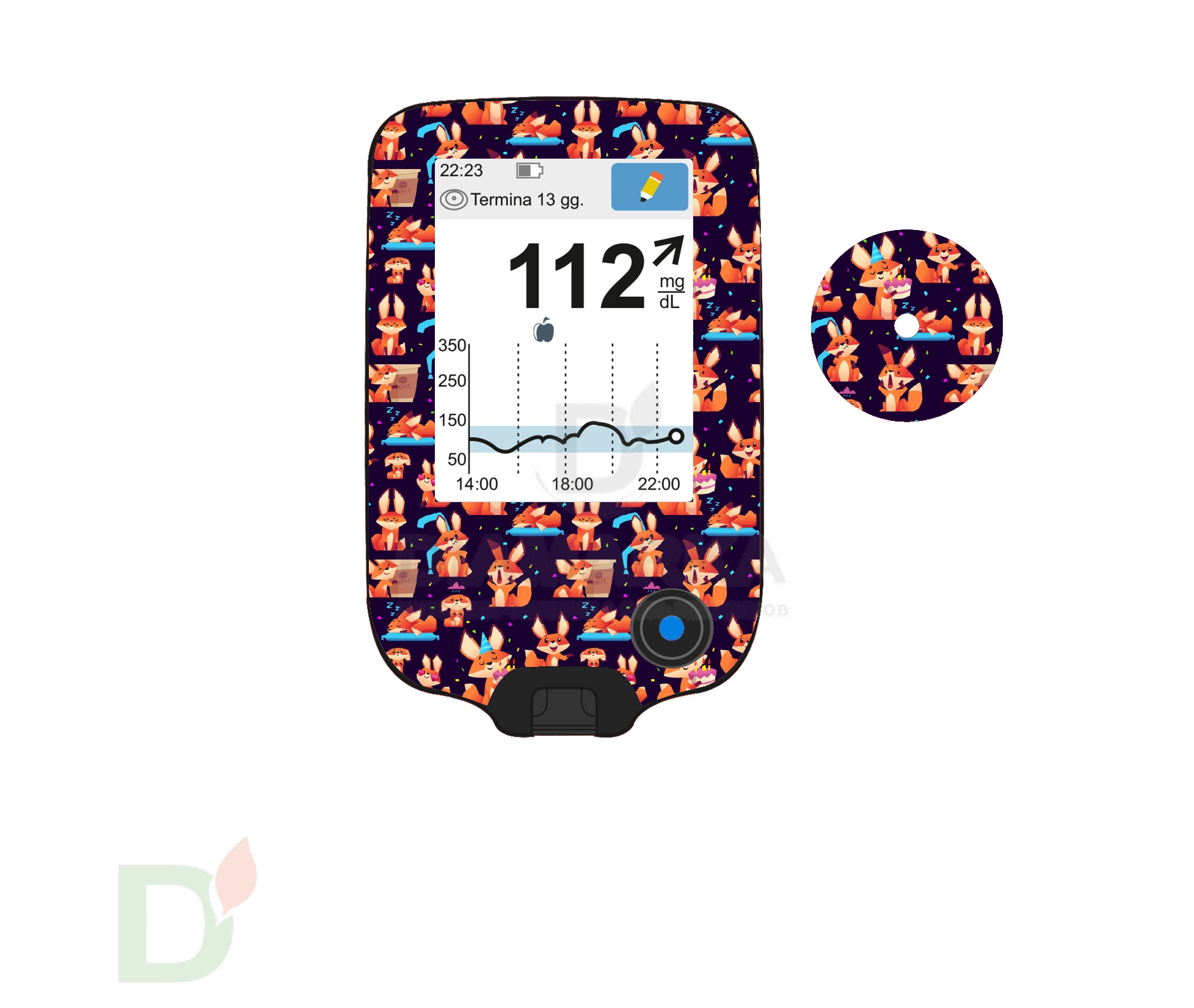 Наклейка на ридер FreeStyle Libre и сенсор