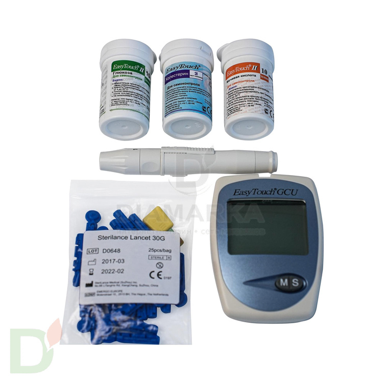 Биохимический анализатор ИзиТач (EasyTouch GCU) (глюкоза, холестерин и мочевая кислота в крови) в Красноярске