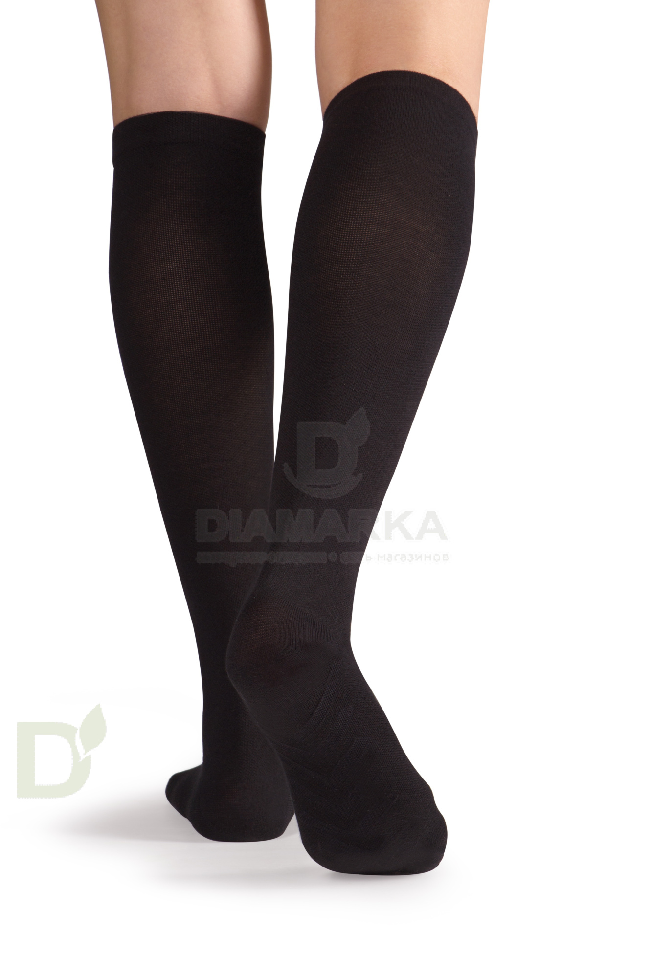 Гольфы компрессионные мужские JW-127, 2 класс компрессии, Черные