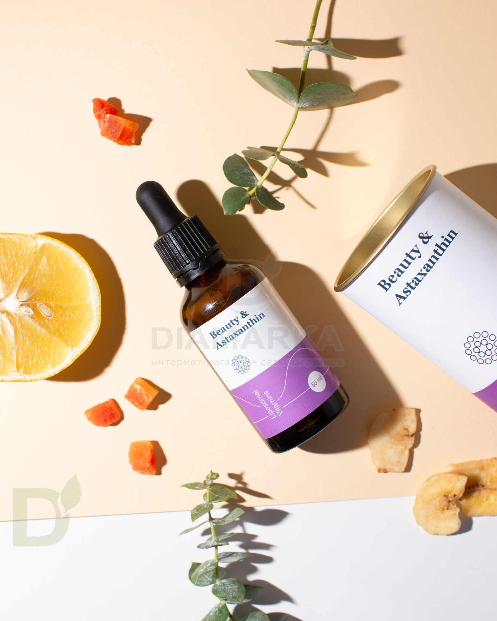 Витамины Liposomal Vitamins Astaxanthin/Астаксантин 50мл флакон в Красноярске