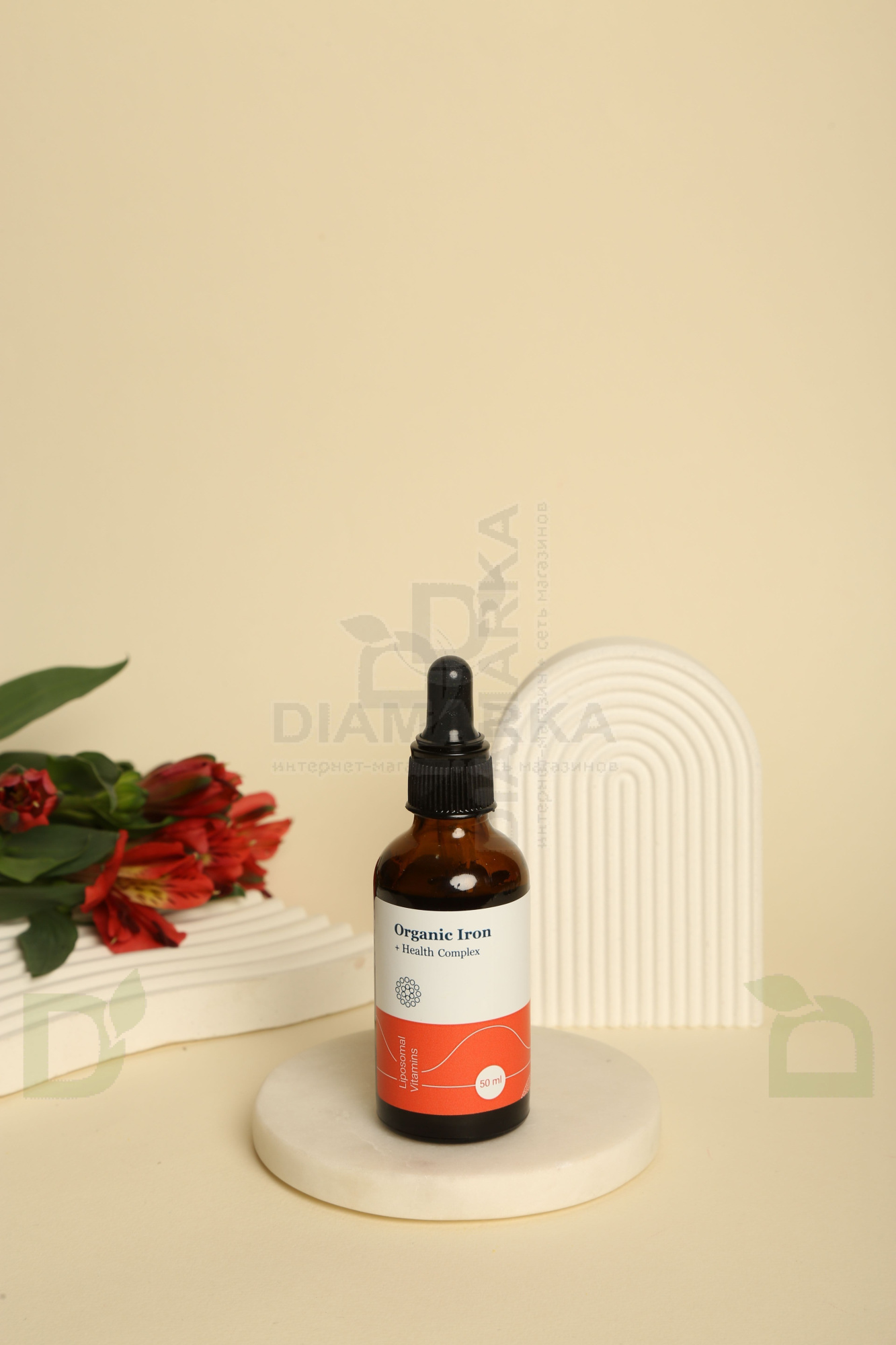 Витамины Liposomal Vitamins ORGANIC IRON 50мл флакон в Красноярске