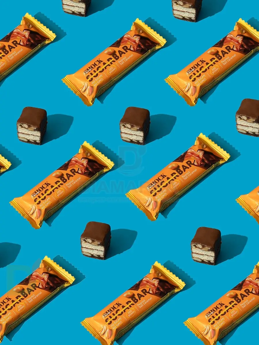 Батончик протеиновый FitnesShock Соленая карамель-Арахис 50гр. в Красноярске