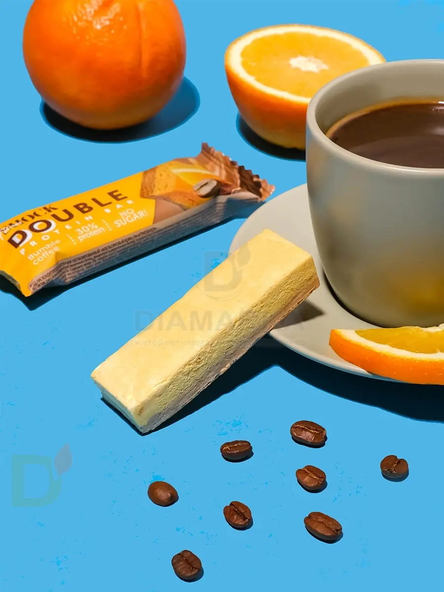 Батончик протеиновый FitnesShock Апельсиновый кофе 40гр. в Красноярске