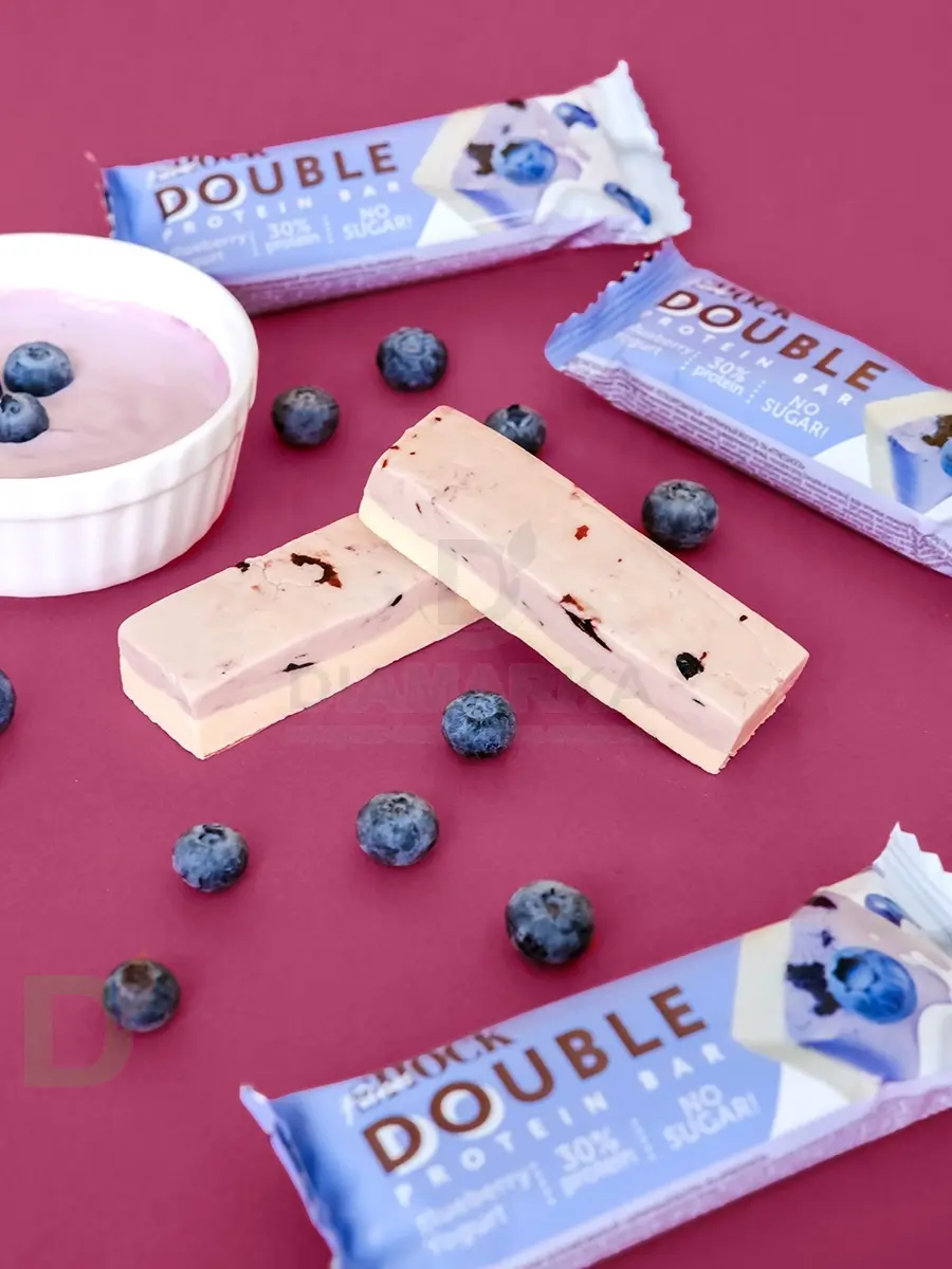 Батончик протеиновый FitnesShock Черничный йогурт 40гр. в Красноярске