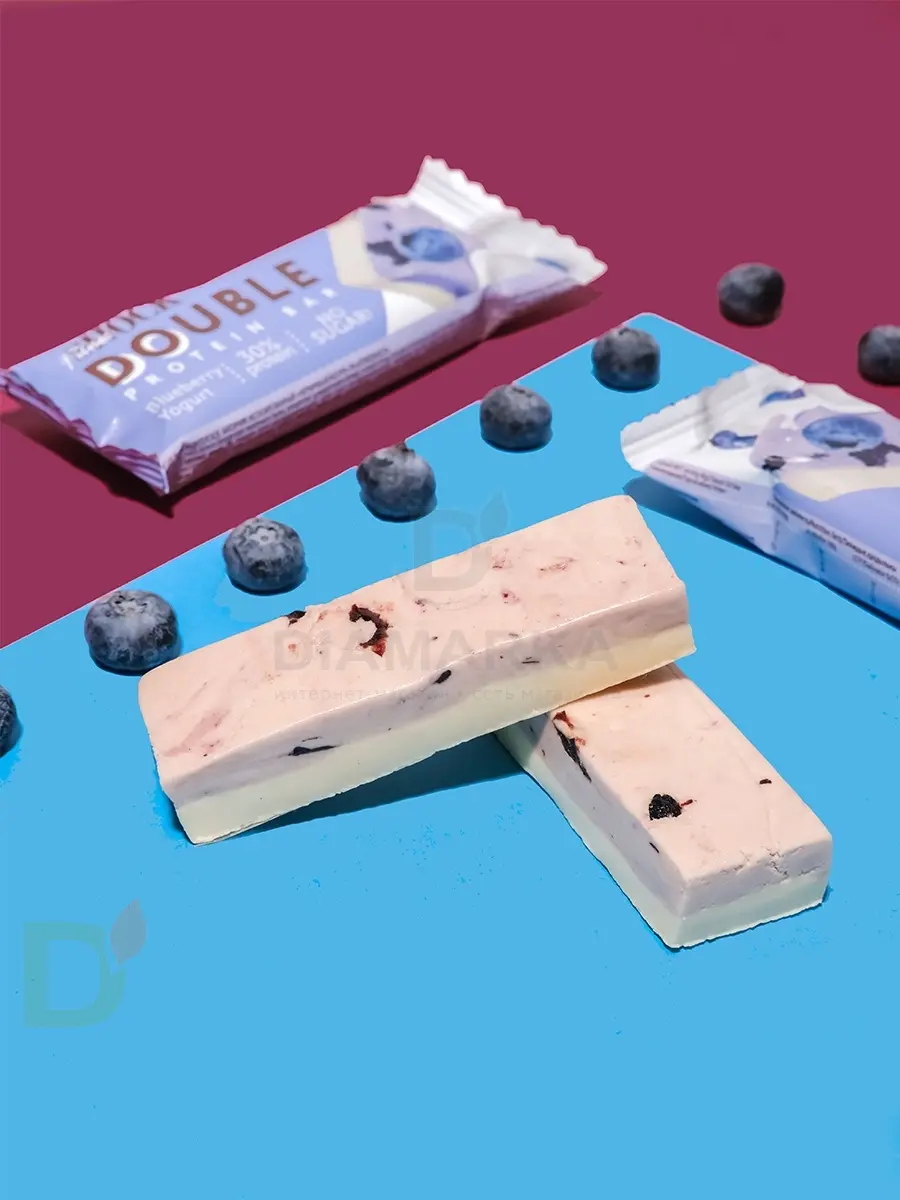 Батончик протеиновый FitnesShock Черничный йогурт 40гр. в Красноярске