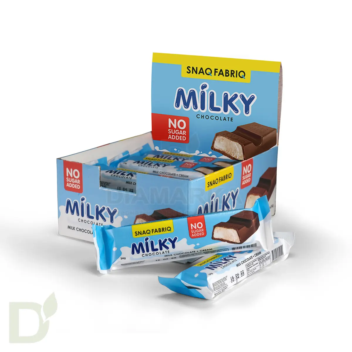 Батончик Milky Snaq Fabriq без сахара со сливочной начинкой 34гр купить в  Красноярске, цена на сайте - ДиаМарка