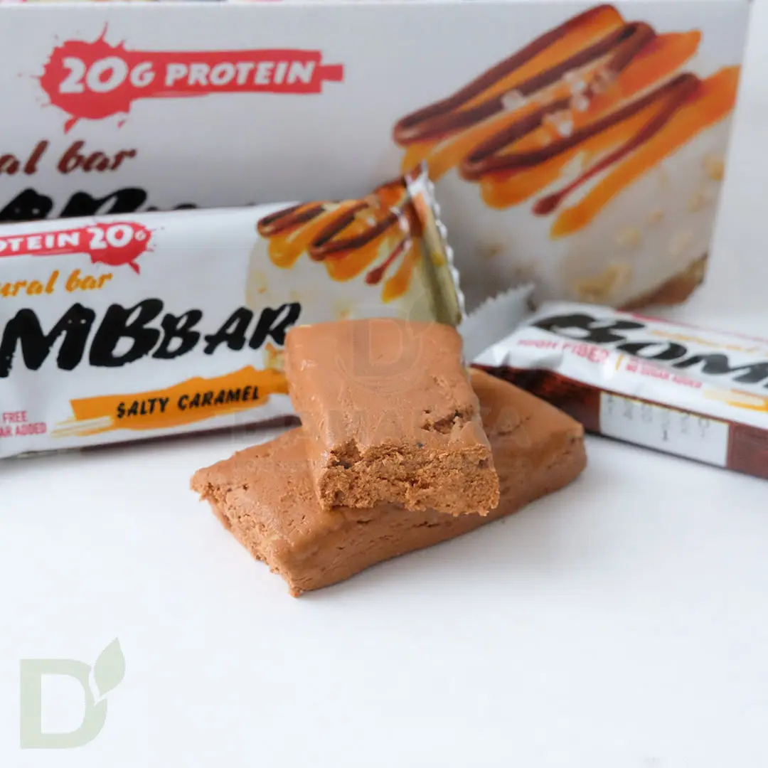 Батончик BOMBBAR Соленая карамель 60 гр. в Красноярске