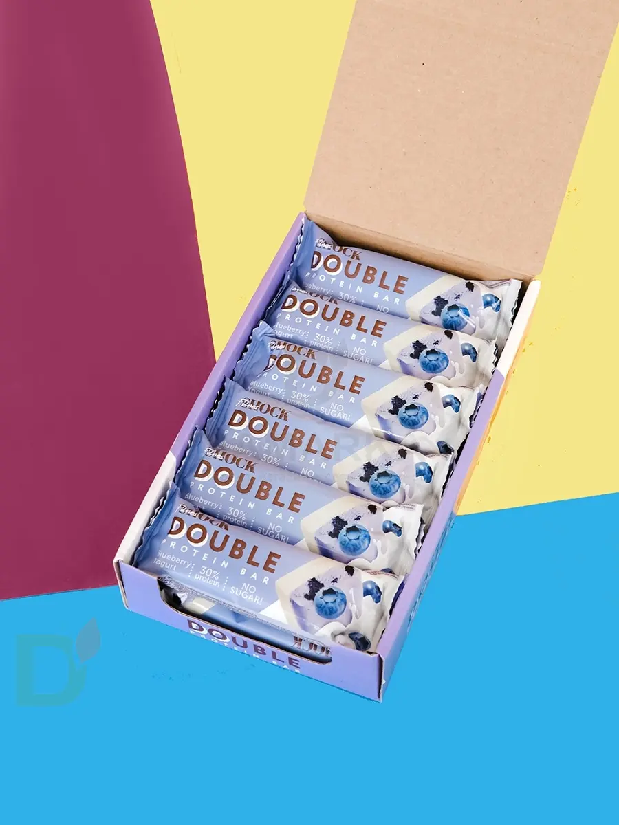 Батончик протеиновый FitnesShock Черничный йогурт 40гр. в Красноярске