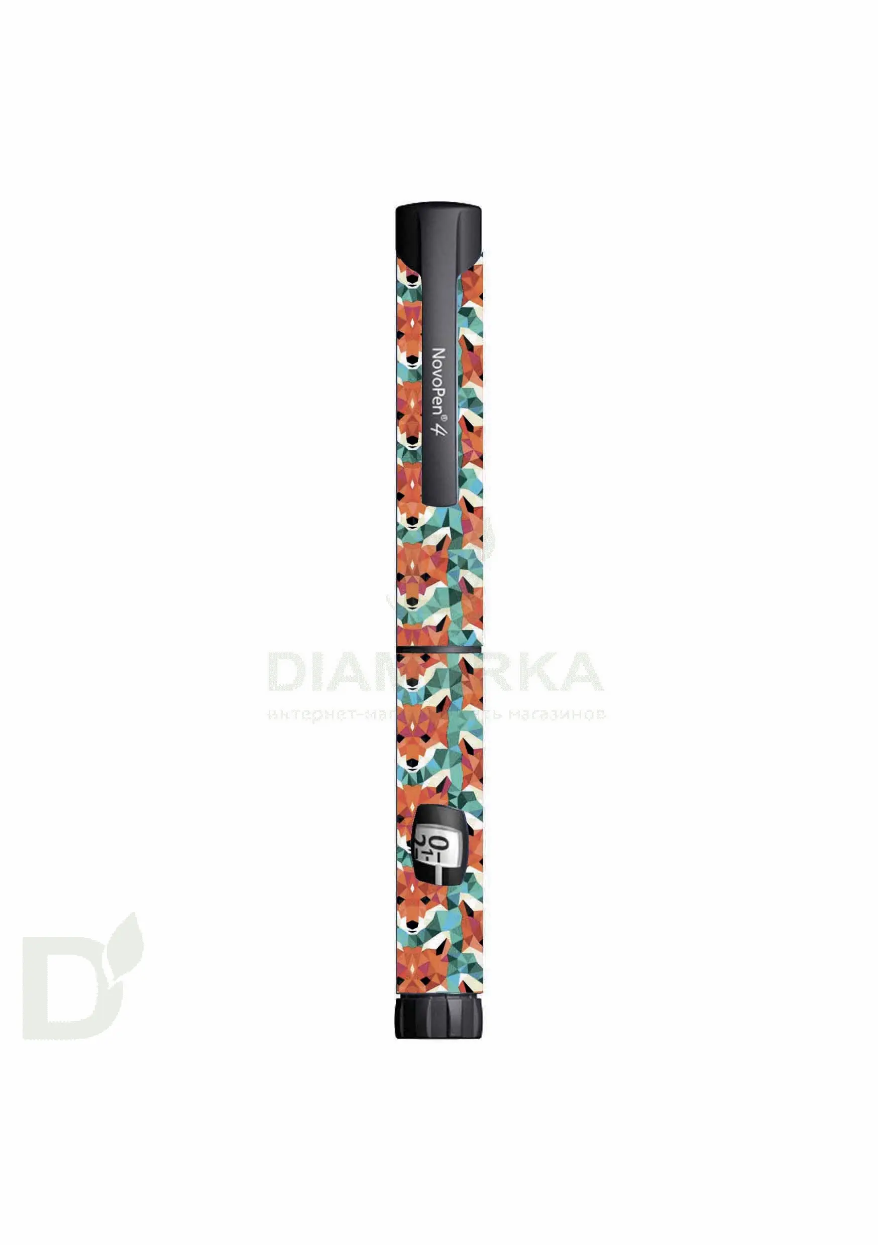 Наклейка на шприц-ручку НовопенЭХО и Новопен4