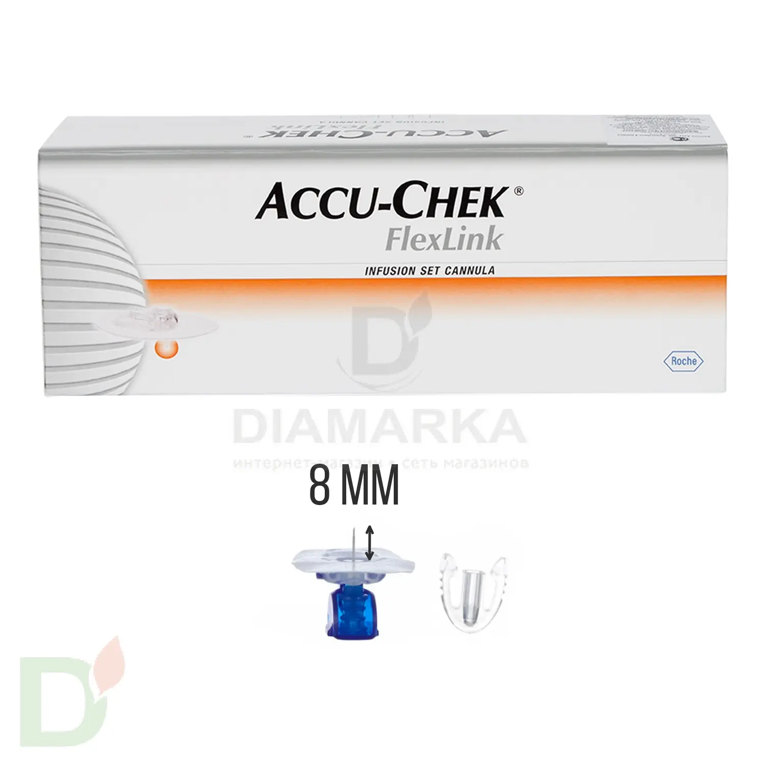 Акку-Чек Флекс-Линк, игла 8 мм (канюля), 1 шт. в Красноярске